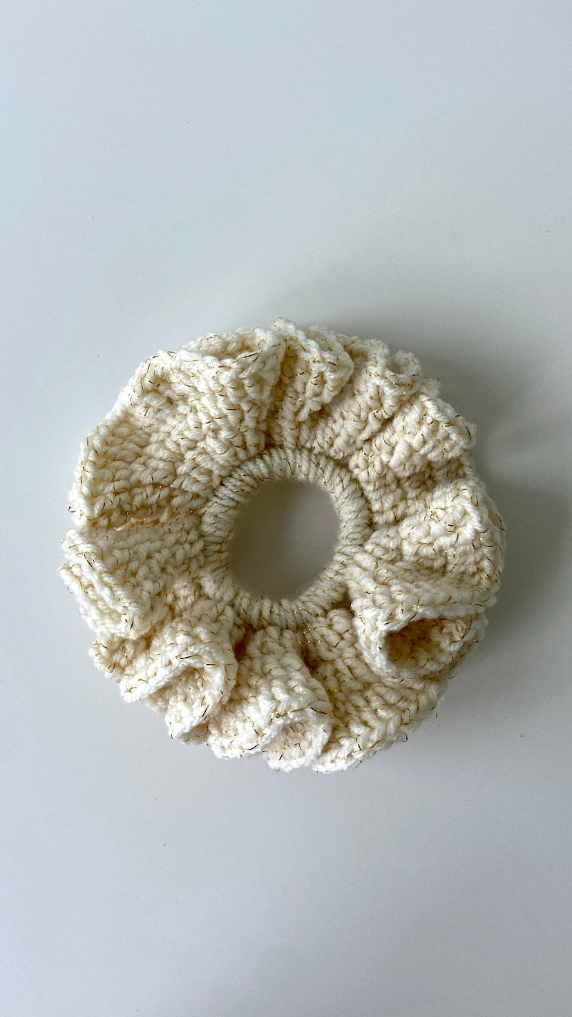 Sparkle Gold Scrunchie