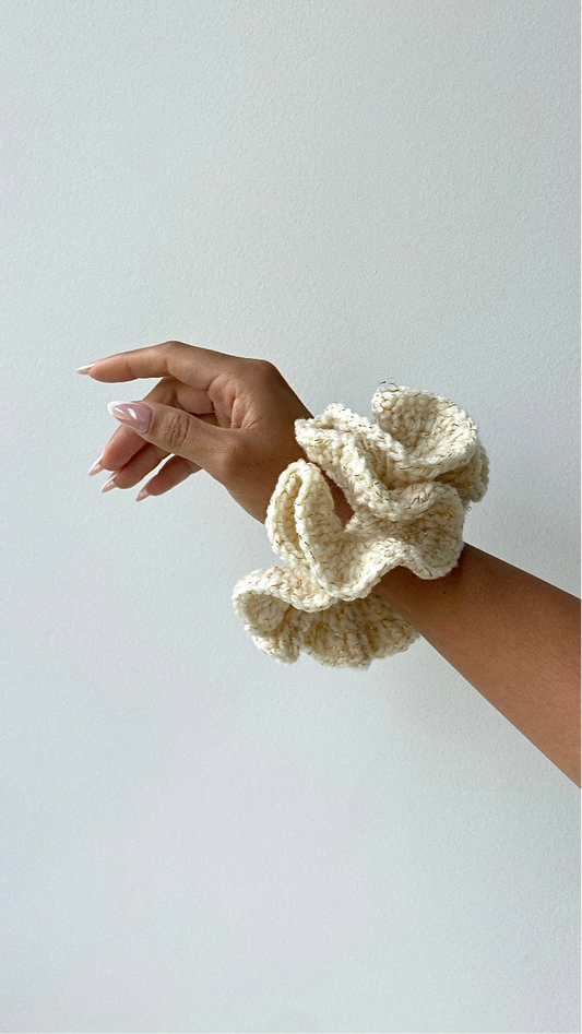 Sparkle Gold Scrunchie